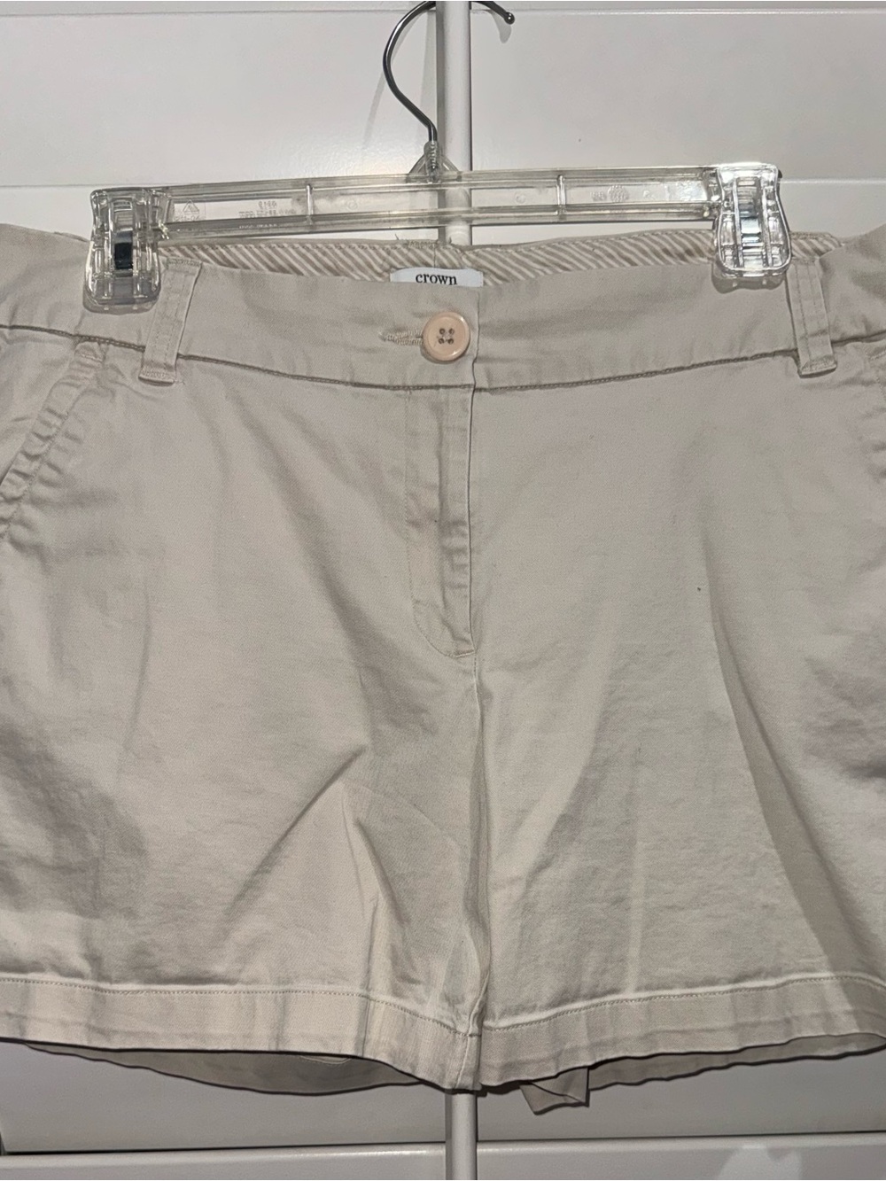 Women's Casual Khaki Cotton Shorts